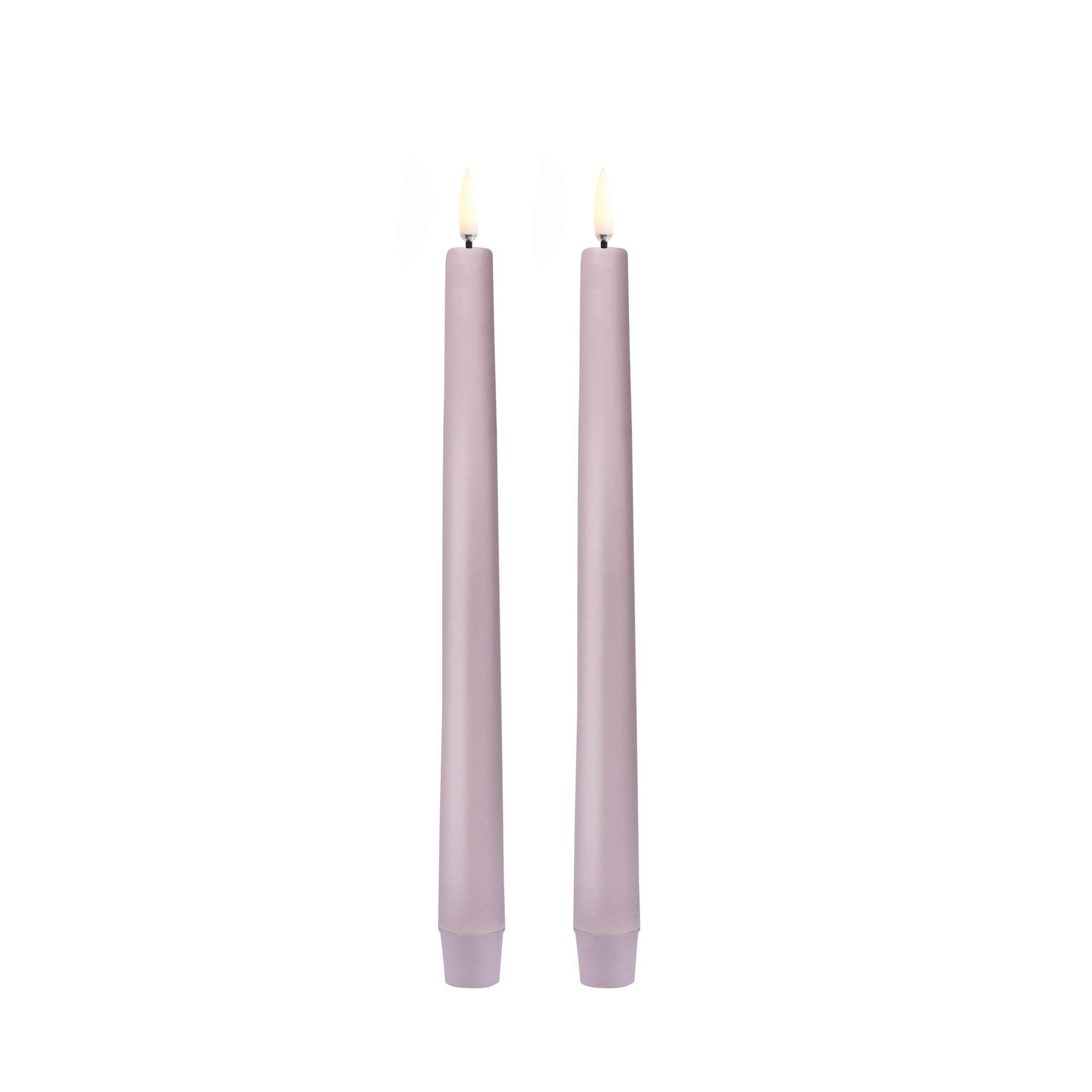 Uyuni LED dinerkaars, Light lavendel, Glad, 2 stuks