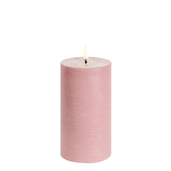 UYUNI LED CANDLE Dusty roze