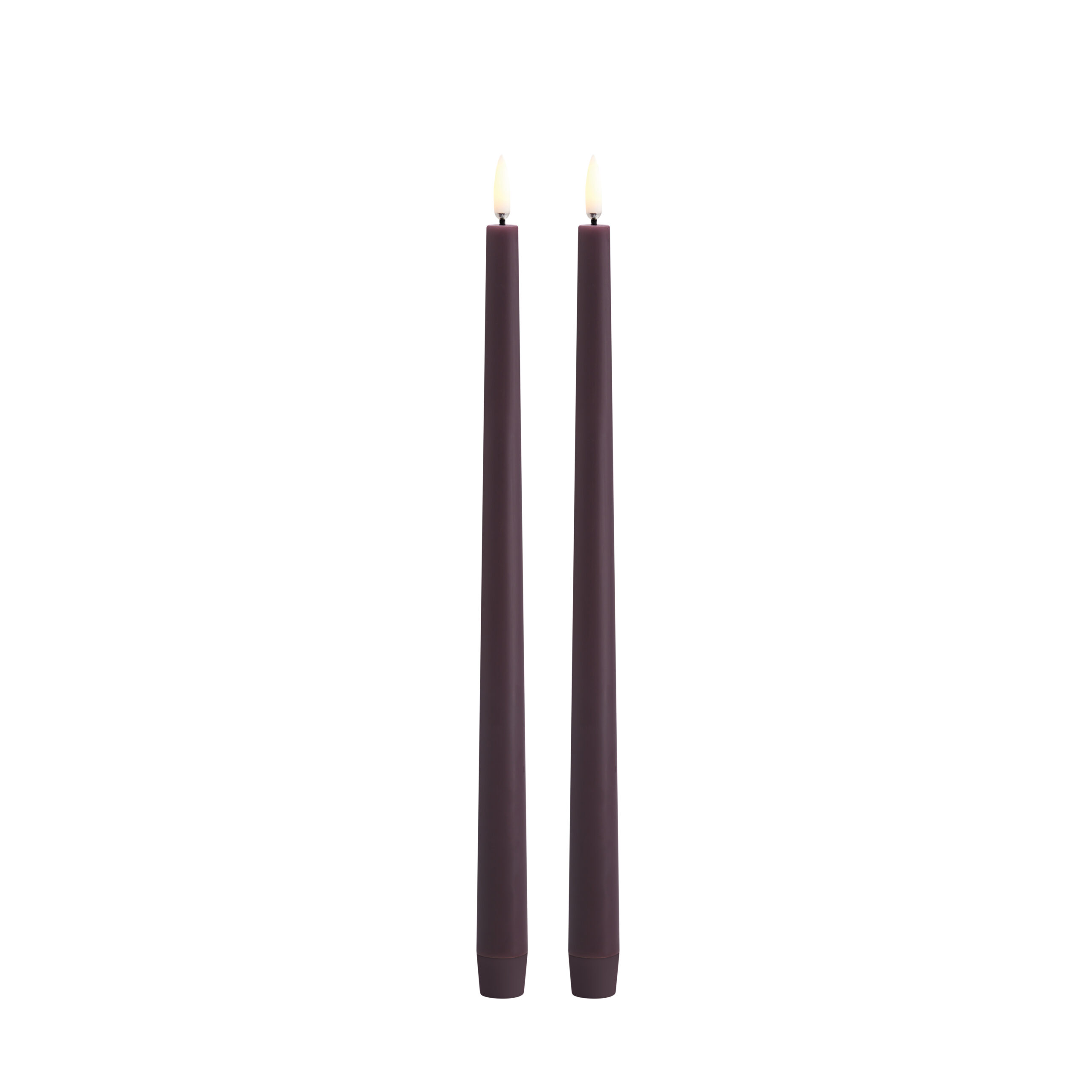 Uyuni LED dinerkaars, Plum, Glad, 2 stuks