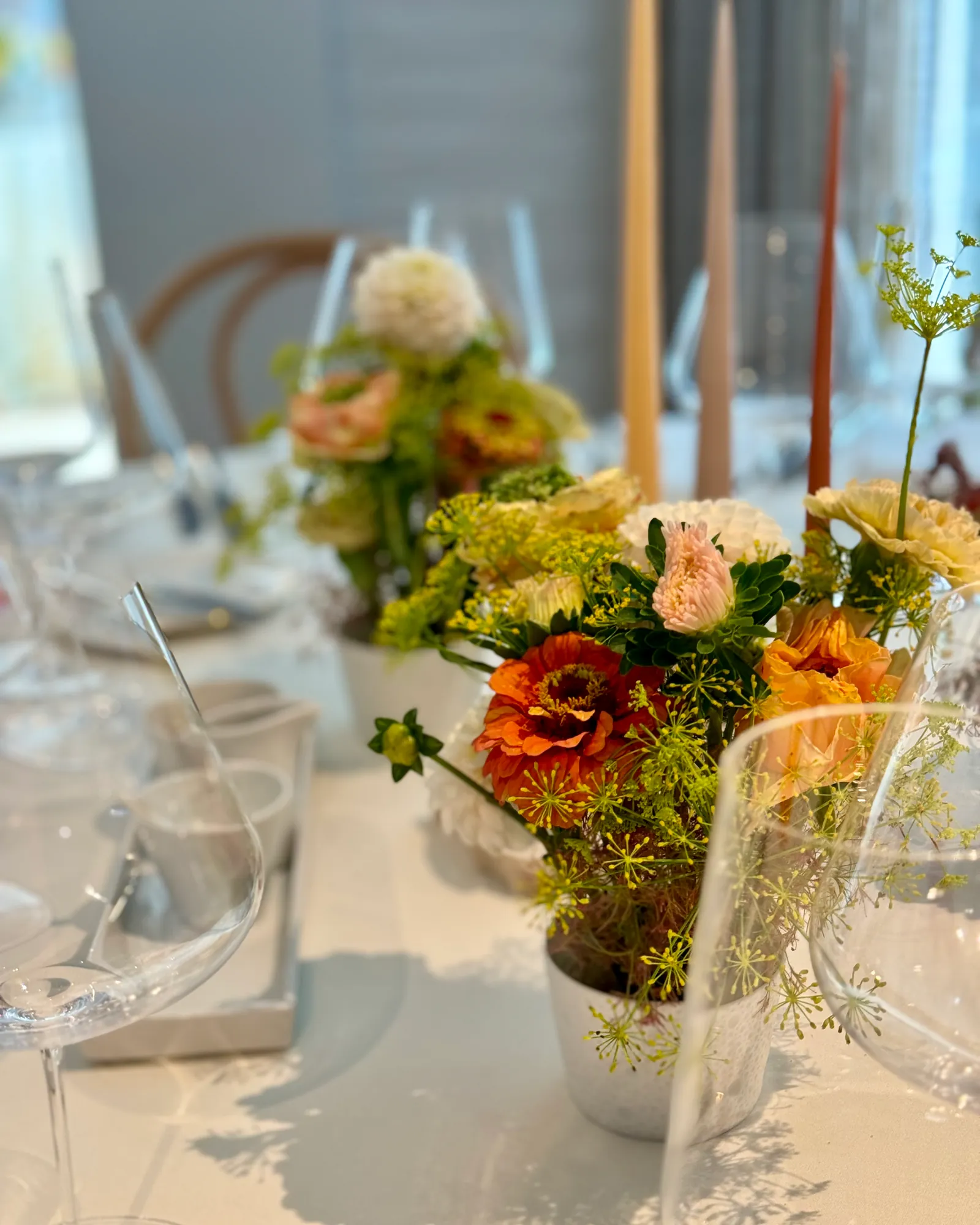 Tafeldecoratie voor een event